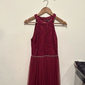 Maroon Gala Dress